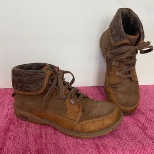 Chaco Barbary Chukka Ankle Boots Brown Leather Size 8.5
